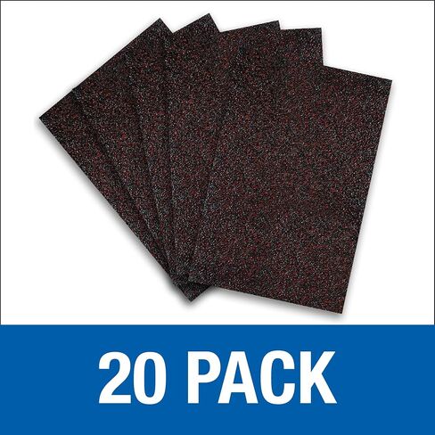 Mercer Industries 4201BL Floor Maintenance Pads, 12" x 18", Black (5 pack) in Kuwait