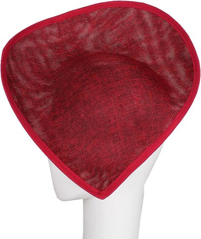 Hat Base, Fascinator Base DIY Saucer Sinamay Hat Base Teardrop Sinamay Saucer Hat Base, 30.00 * 30.00 * 2.00CM, White in Saudi Arabia
