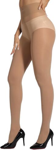 Indestructible Pantyhose T-Crotch Semi-Sheer Women's Tights Rip-Resistant High Waist With Reinforced Toes in Saudi Arabia
