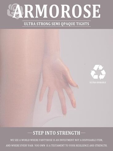 Indestructible Pantyhose T-Crotch Semi-Sheer Women's Tights Rip-Resistant High Waist With Reinforced Toes in Saudi Arabia