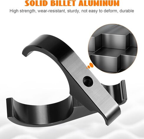 2PCS 1" Clutch Cable Clamp Brake Line Clips for Handlebar or Frame Mount Universal for Harley, Can-Am, Honda, Kawasaki, Suzuki, Yamaha, Polaris Models And More in Kuwait