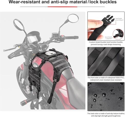 WILD HEART Motorcycle Tank Mount Base for Fuel Tank Bag/Saddle Bag/Tail Bag/Seat Bag/Walkie Talkie Motorcycle Accessory in Saudi Arabia