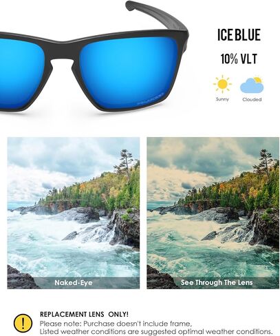 عدسات BLAZERBUCK بديلة لنظارة Oakley Sliver XL OO9341 الشمسية in Kuwait