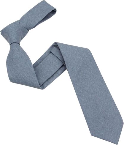 Kids Linen Ties - Solid Color Slim Tie for Boys in Saudi Arabia