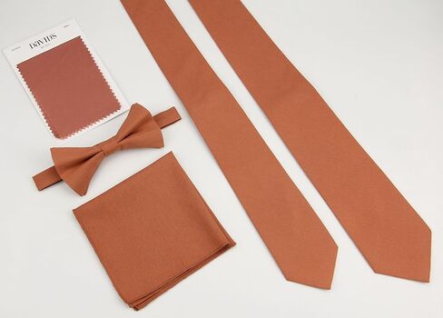 Kids Linen Ties - Solid Color Slim Tie for Boys in Saudi Arabia