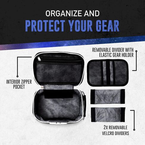 Bag with Combination Lock, Medicine Container Case For Your Accessories (8.5x5.5x4, Black) in Saudi Arabia