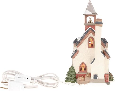 القسم 56 مبنى نيو إنجلاند فيليدج والتون جرين تشيرش المضاء، 7.75 بوصة، متعدد الألوان in Saudi Arabia