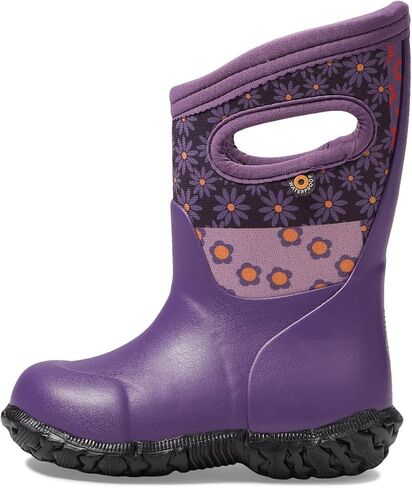 BOGS York Patchwork Floral Kids' Waterproof Boots, Purple Multi, 6 M in Saudi Arabia