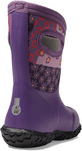 BOGS York Patchwork Floral Kids' Waterproof Boots, Purple Multi, 6 M in Saudi Arabia