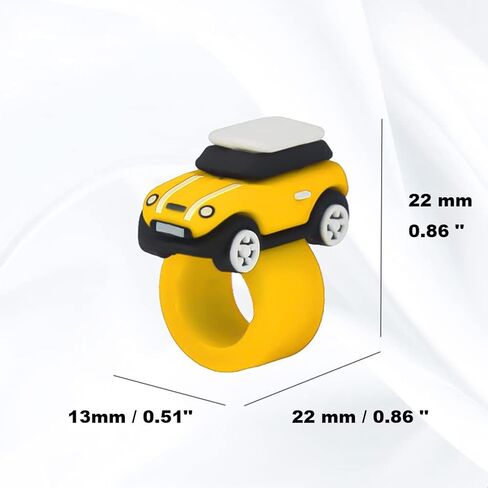 Car Darshboard Ornaments Sticker Engine Start Cover Power Control Pushbutton Button Switches Decoration circle Interior Accessories for 3 Gen Mini Cooper F54 F55 F56 F57 F60 2014+ (Button Ring Yellow) in Kuwait