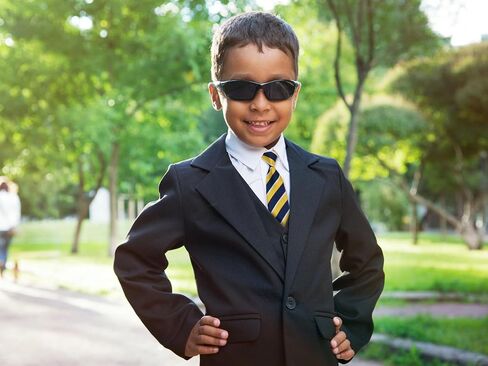 Black Ties for Boys, Boys Clip on Tie, Striped Pre-tied Adjustable Kids Ties for School Uniform Graduation in Saudi Arabia