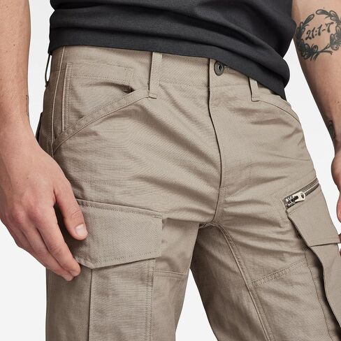 G-STAR RAW Men's Rovic Zip 3D Straight Tapered Fit Cargo Pants in Saudi Arabia