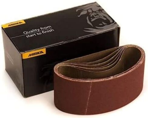 Mirka 57-2.5-14-080 2.5-Inch by 14-Inch Portable Abrasive Belt by weight Cloth 5 pieces | Cloth by Weight in Saudi Arabia