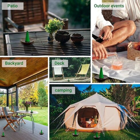 Citronella Incense coils, Made from Natural Plants, Suitable for Outdoor, Living Room, Terrace use (48 coils and 2 Coil Holders) in Saudi Arabia