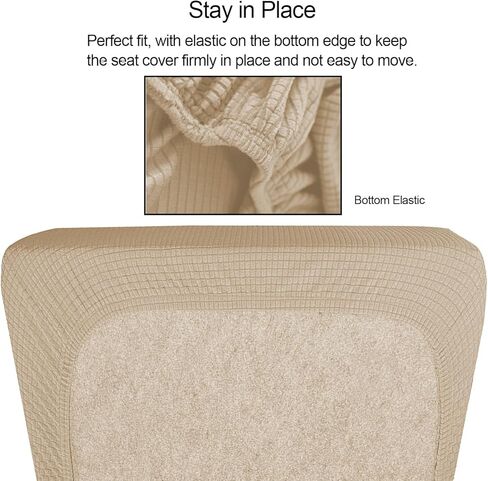 RV Dinette Cushions Covers, Stretchable and Washable Fabric Sofa Seat Slipcovers for RV Camper Car Couch Include 2 Backrest Cover & 2 Bench Cover (Coffee Grey) in Kuwait