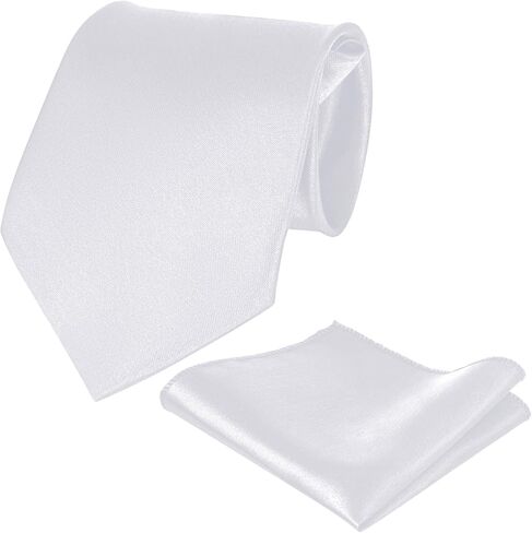 Boys Tie and Pocket Square Set, Kids Ties Elastic Strap Neckties for Wedding Graduation School Halloween Costume Accessories in Saudi Arabia