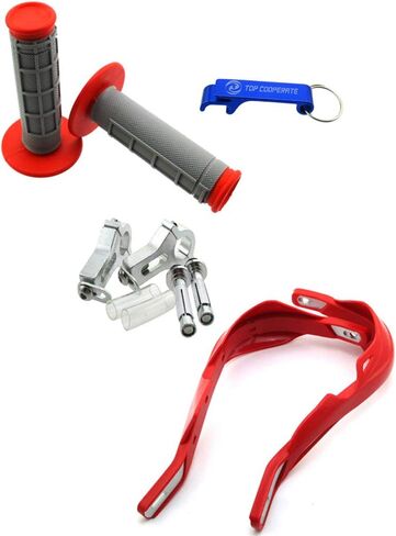TC-Motor Handlebar Brush Bar Hand Guard Handguard Protector Throttle Grips for 7/8" 22mm Handlebar Motorcycle Pit Dirt Bike Enduro ATV Quad Motocross in Saudi Arabia
