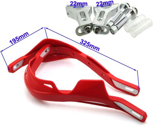 TC-Motor Handlebar Brush Bar Hand Guard Handguard Protector Throttle Grips for 7/8" 22mm Handlebar Motorcycle Pit Dirt Bike Enduro ATV Quad Motocross in Saudi Arabia