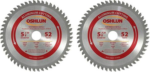 Oshlun SBF-059032 5-7/8-Inch 32 Tooth MTCG Saw Blade with 20mm Arbor (5/8-Inch Bushing) for Mild Steel and Ferrous Metals in Kuwait