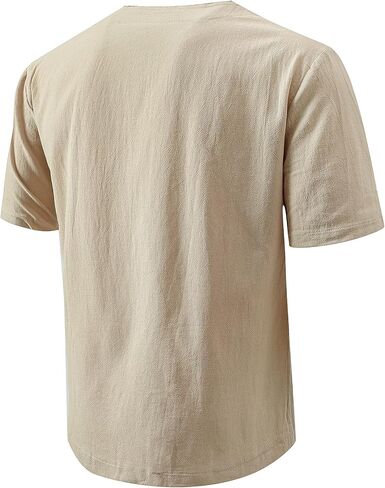 Mens Renaissance Costume Shirts,Medieval Lace Up Short Sleeve Viking Beach Hippie Shirts in Saudi Arabia
