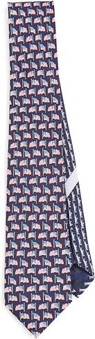 سلفاتوري فيراغامو ربطة عنق العلم الأمريكي، أرجواني in Kuwait