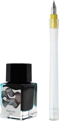 مجموعة أقلام حبر Sailor Fountain Pen - Dipton+hocoro - إطار أزرق/خط المشهد 10-0251-701 in Kuwait