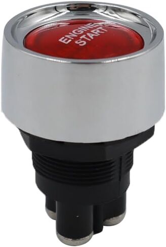 Engine Start Ignition Switch 12V-24V 50A Car Start Engine Button Stater Push Start Ignition Switch with LED Light Green/Blue/red/Orange for Marine Vehicle Racing Car Truck RV (Orange) in Saudi Arabia