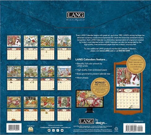 تقويم حائط LANG Heart & Home® 2025 (25991001913) in Saudi Arabia