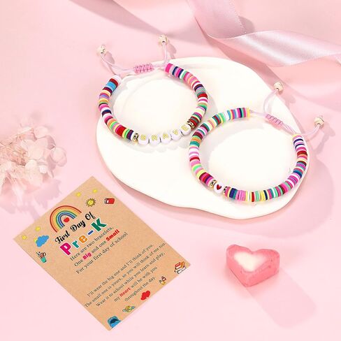 UPROMI First Day of Prek/Kindergarten/1st Grade/2nd Grade Gift, Back to School Bracelet Mommy and Me in Saudi Arabia