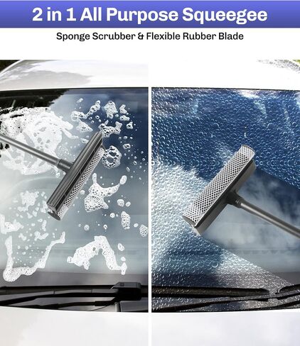 Car Window Cleaner,Car Accessories Windshield Cleaner,Windshield Cleaner Tool,Car Window Squeegee,Automotive Use 2 in 1 Car Squeegee,Windshield Squeegee,Car Glass Cleaner for Window Cleaning in Saudi Arabia