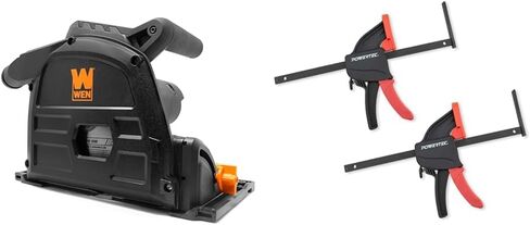 WEN CT9502 100-Inch Track Saw Guide Rail and Milescraft 4021 Track Clamps (2 Pack) Bundle in Kuwait