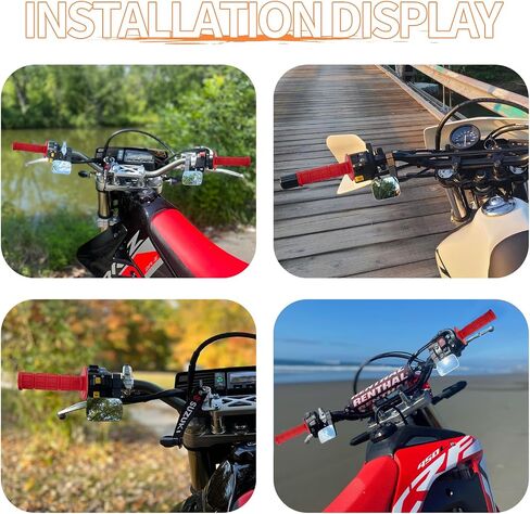 Motorcycle 7/8" 22MM Hand Grips Handlebar Gel - PSLER for Sportster 883 Street Bike Dirt Bike Cruiser and Chopper in Saudi Arabia
