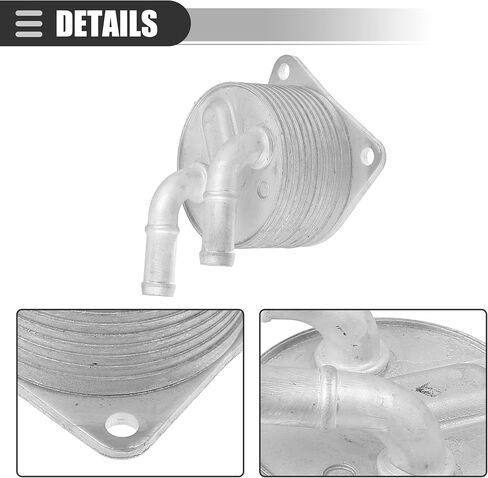 Motoforti Transmission Oil Cooler, Gearbox Oil Cooler, for Mini Cooper 2014-2022, Aluminum, No.24148627861, Silver Tone in Saudi Arabia