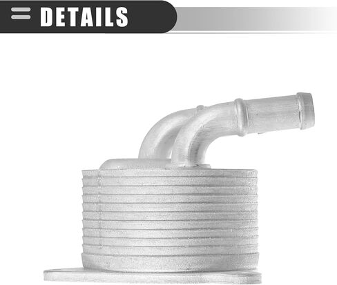 Motoforti Transmission Oil Cooler, Gearbox Oil Cooler, for Mini Cooper 2014-2022, Aluminum, No.24148627861, Silver Tone in Saudi Arabia