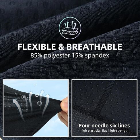 Men’s Cycling Underwear Bike Shorts 4D Padded Bicycle MTB Liner Shorts Pocket with Anti-Slip Leg Grips in Saudi Arabia