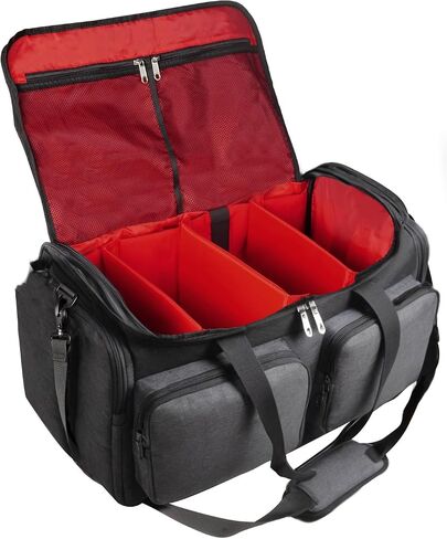 Sneaker Bag for Travel/Gym bag/suitcase bag with 3 adjustable dividers, suitable for 4 pairs of trainers travel bag, Athletic Shoes Carrier Heavy Duty Traveling Accessories (Black) in Saudi Arabia