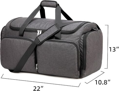 Sneaker Bag for Travel/Gym bag/suitcase bag with 3 adjustable dividers, suitable for 4 pairs of trainers travel bag, Athletic Shoes Carrier Heavy Duty Traveling Accessories (Black) in Saudi Arabia