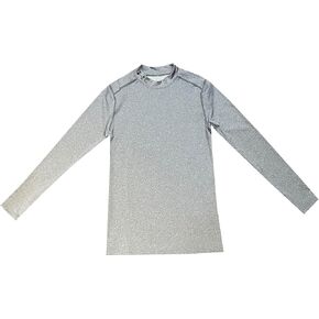 Under Armour Mens ColdGear Fitted Mock Blouse Base Layer (M, Grey Heather)