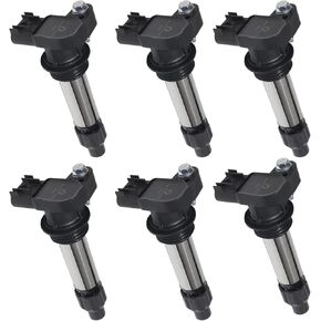MANATEE UF569 Ignition Coil Pack 6 PCS for GMC Acadia for Buick Enclave for Chevy Traverse Impala Camaro Equinox for Cadillac SRX CTS for Suzuki XL7 for Saturn Vue 3.6 3.0 D515C C1555 GN10494
