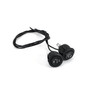 1 Pair Heated Seat Switch, Universal 12V 3 Pins Car Seat Heater Switch Hi/Low/Off Round Rocker Control