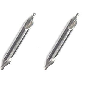 HHIP 5000-2125 60 Degree High Speed Steel Combined Drill and Countersink, 1/8" Drill Diameter, 5/16" Body Diameter, 2-1/8" OAL, #4