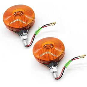 2X 3C081-75870 Amber Hazard Light For Kubota B L M Series Tractors B2320 B2620 B2650 B2920 B3000 B3200 B3300 B3350 L4740 L4760 L5040 L5060 L5240 L5460 L5740 M5040 M7040 M8540 M9540 M9960