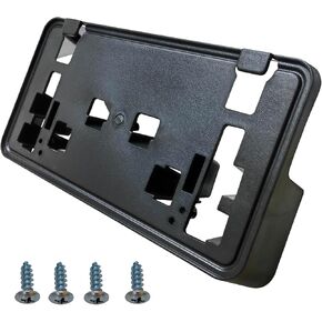 Front Bumper License Plate Frame Bracket Holder Compatible with 2021 2022 2023 Ford F150 2.7L, 3.0L, 3.5L V6 Accessories,Replace #ML3Z-17A385-BB