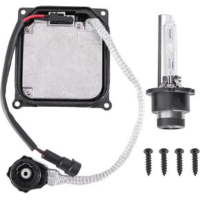 HID Headlight Ballast W/Igniter & D4S Bulb for Lexus ES300h ES350 GS300 GS350 GS430 GS450h GS460 GX460 IS250 IS350 LS460 RX350 DDLT003 85967-52020 KDLT003 Xenon Ballast Control Module