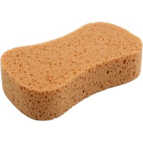 uxcell Car Wash Sponge Auto Windshield Soft Perforated Yellow Washing Sponge Pad