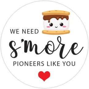 1.9 Inch Stickers We Need Smore Pioneers Like You JW Pioneer Gift 60 Labels