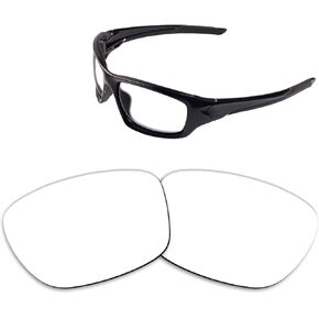 12MM Glare Proof Anti-Dust Replacement Lenses for Oakley Valve Sunglass (Clean- Non polarized)