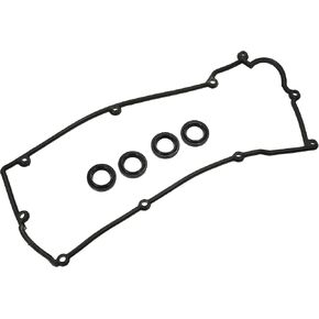 X AUTOHAUX 1 Set VS50593R Engine Valve Cover Gasket for Hyundai Accent Base 2003-2004 for Hyundai Accent GL 2001-2004