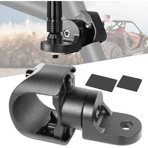 Nirider 2PCS Whip Light Mount Pro Fit Cage LED Lighted Whip Mounting Bracket Roll Bar Pro Fit Mount Antenna Flag Mount for UTV ATV Polaris Ranger General Can Am Defender Commander Maverick Sport