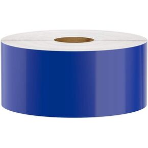 Premium Vinyl Label Tape, Blue, 2" x 150' for DuraLabel, LabelTac, VnM SignMaker, SafetyPro, Viscom and Others